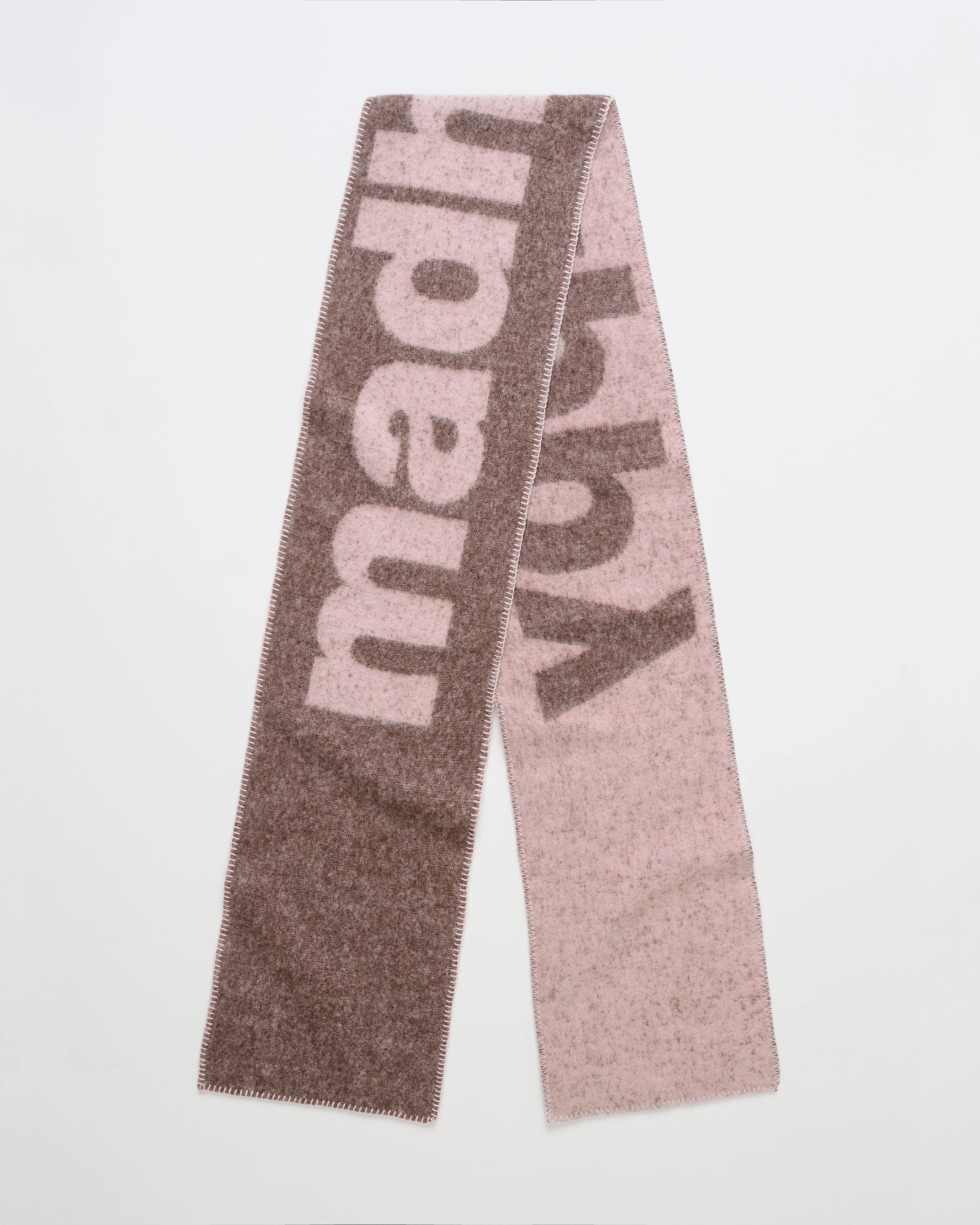 Oversized Wordmark Scarf